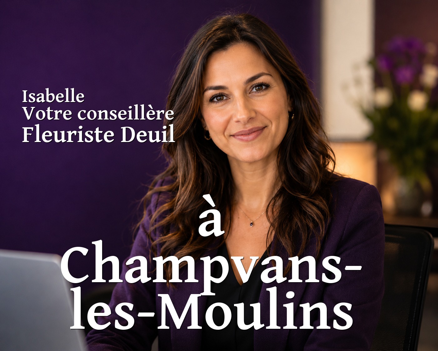 Isabelle, votre conseillère Fleuriste Deuil à Champvans-les-Moulins