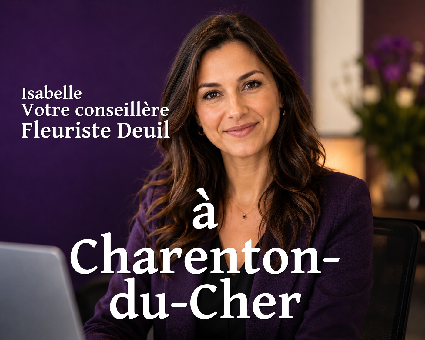 Isabelle, votre conseillère Fleuriste Deuil à Charenton-du-Cher