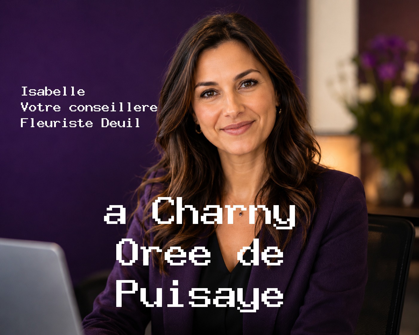 Isabelle, votre conseillère Fleuriste Deuil à Charny Orée de Puisaye