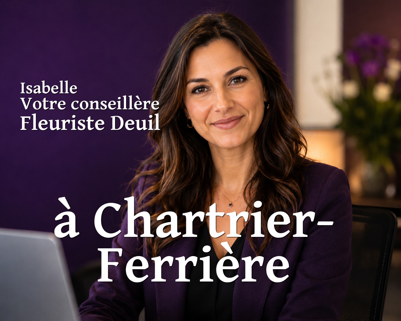 Isabelle, votre conseillère Fleuriste Deuil à Chartrier-Ferrière