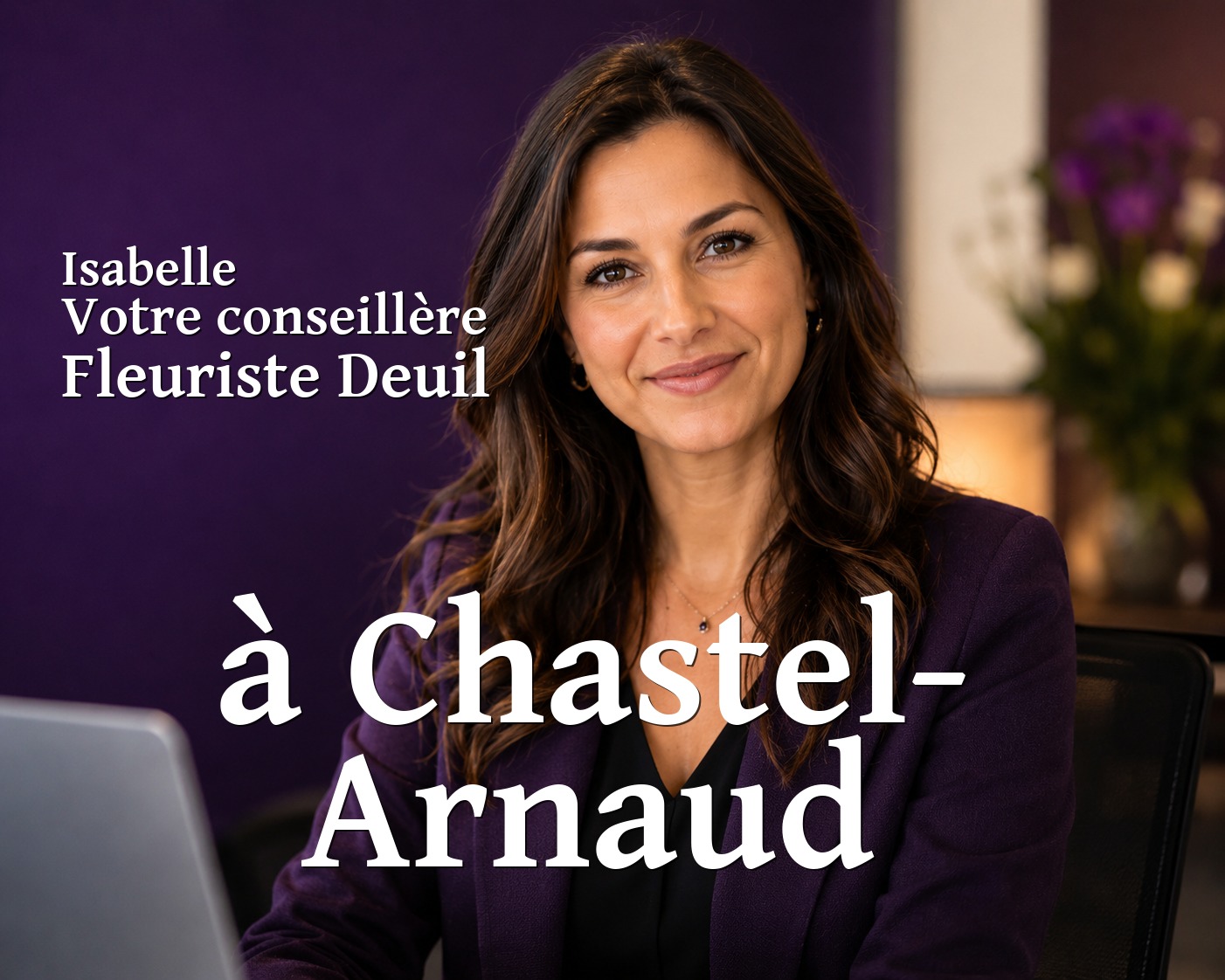 Isabelle, votre conseillère Fleuriste Deuil à Chastel-Arnaud