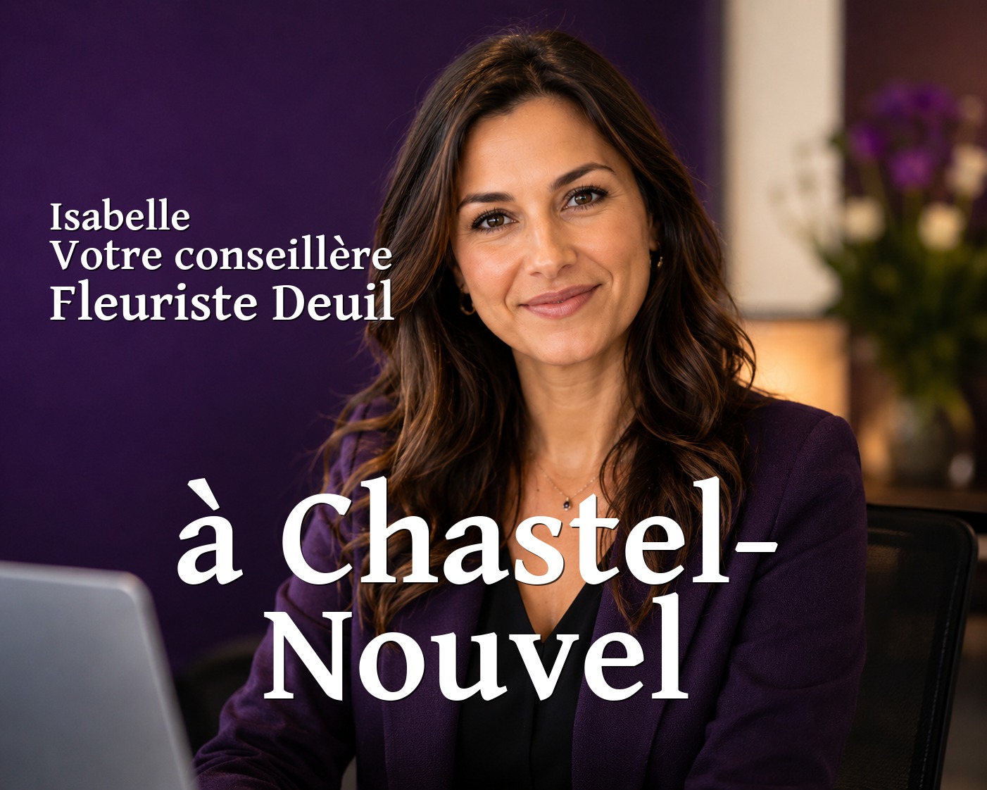Isabelle, votre conseillère Fleuriste Deuil à Chastel-Nouvel