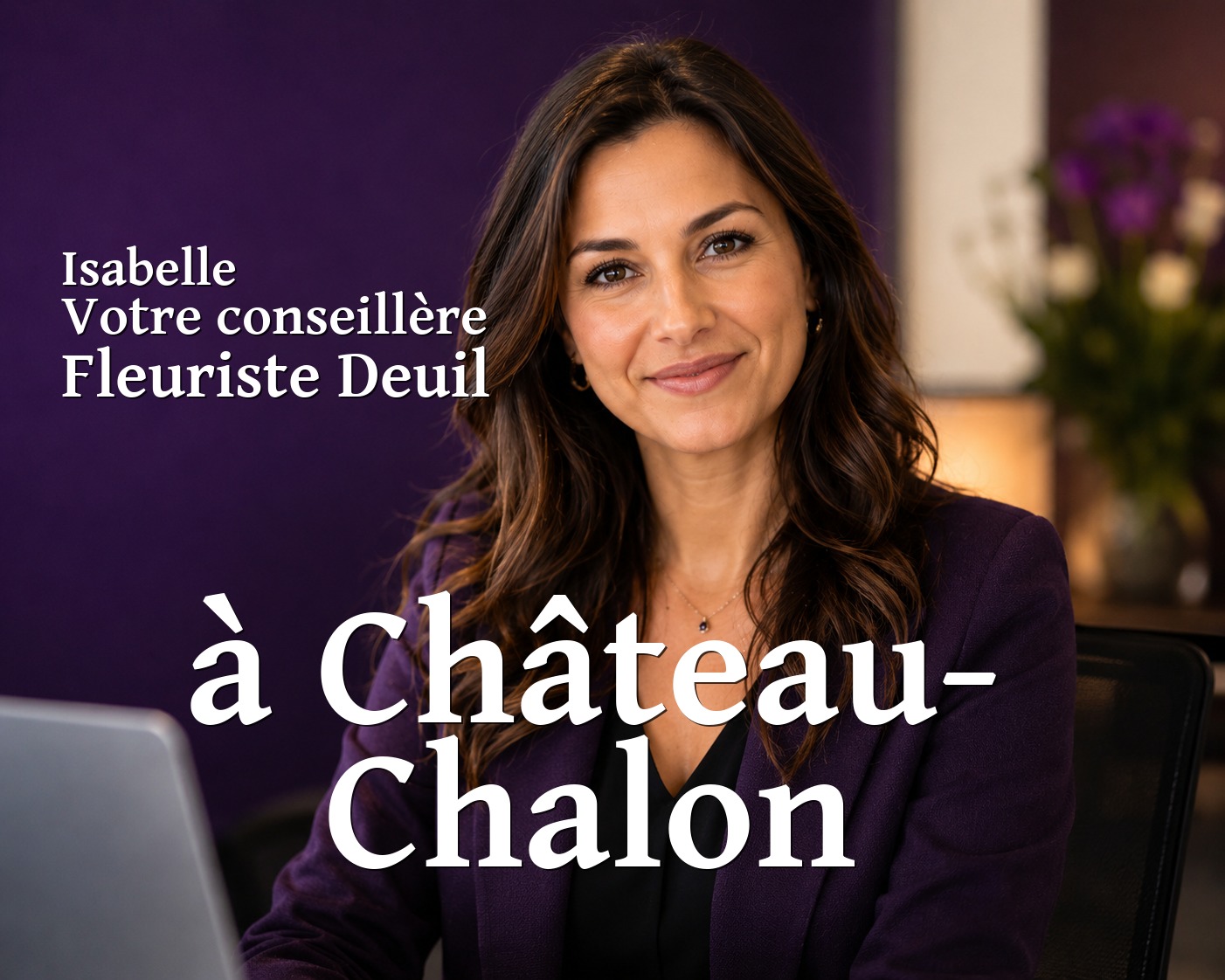 Isabelle, votre conseillère Fleuriste Deuil à Château-Chalon