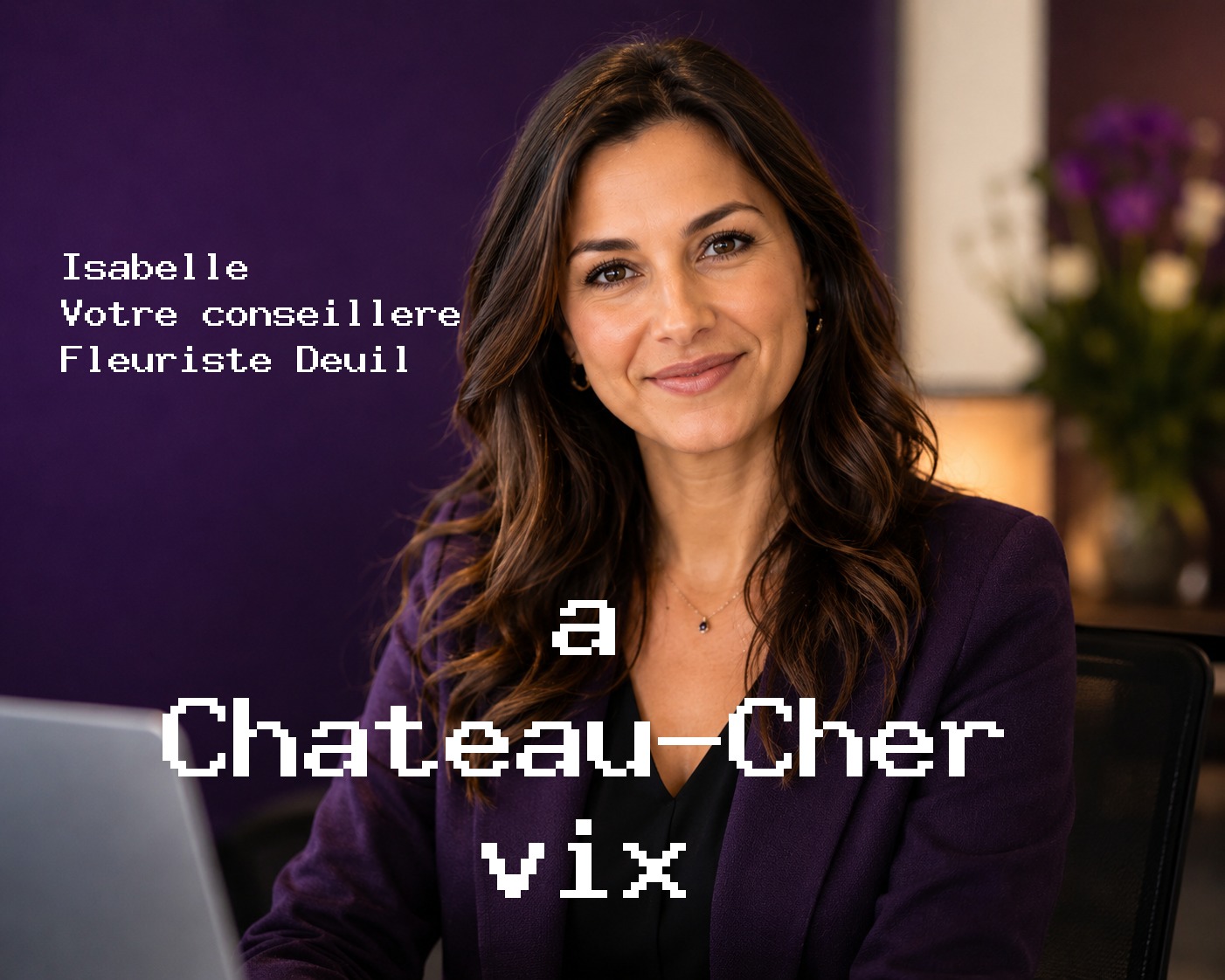 Isabelle, votre conseillère Fleuriste Deuil à Château-Chervix