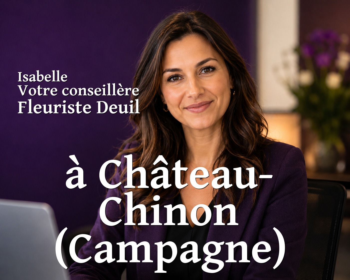 Isabelle, votre conseillère Fleuriste Deuil à Château-Chinon (Campagne)