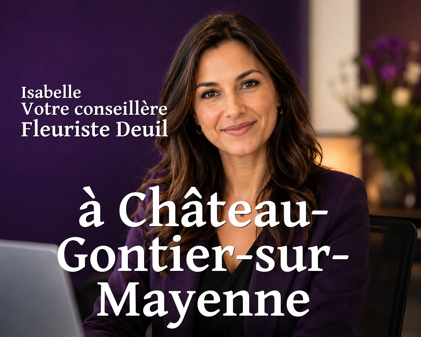 Isabelle, votre conseillère Fleuriste Deuil à Château-Gontier-sur-Mayenne