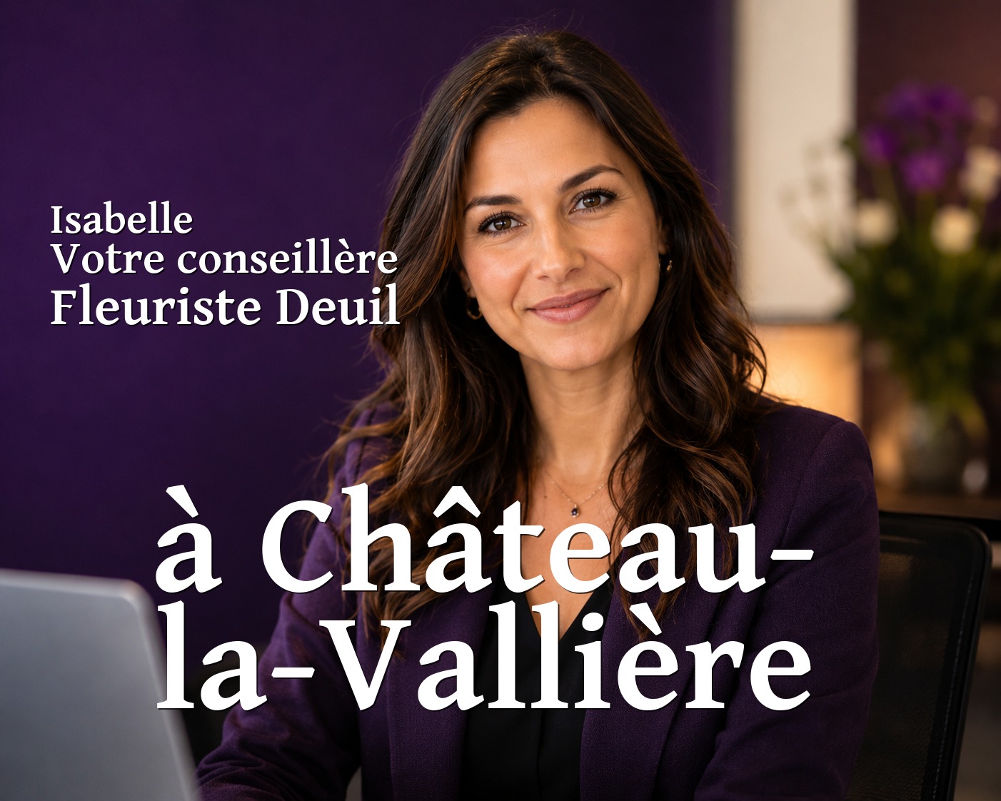 Isabelle, votre conseillère Fleuriste Deuil à Château-la-Vallière