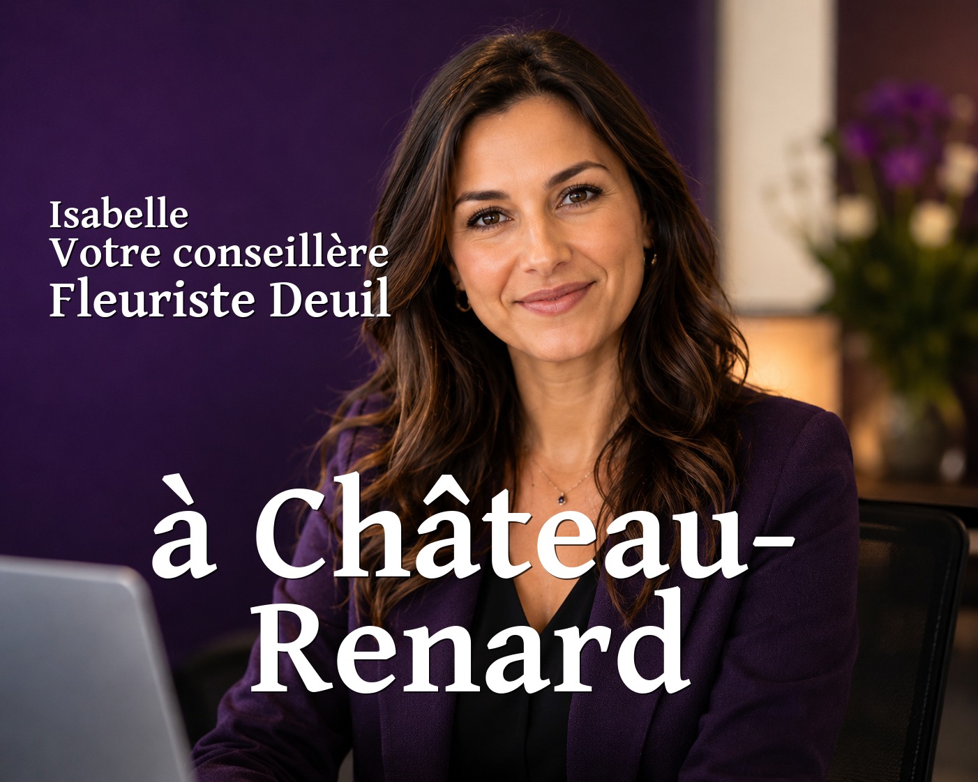 Isabelle, votre conseillère Fleuriste Deuil à Château-Renard