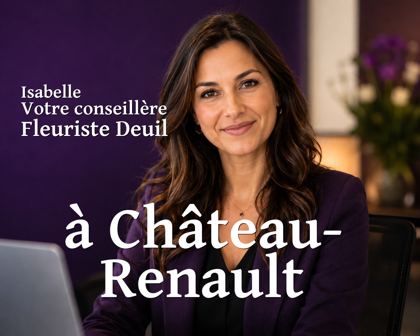 Isabelle, votre conseillère Fleuriste Deuil à Château-Renault