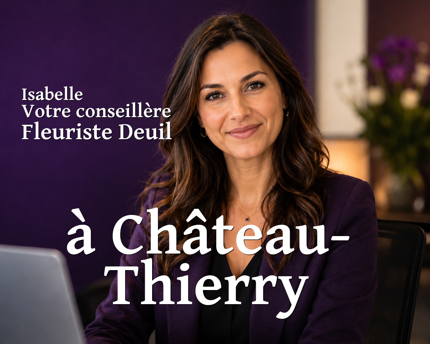 Isabelle, votre conseillère Fleuriste Deuil à Château-Thierry