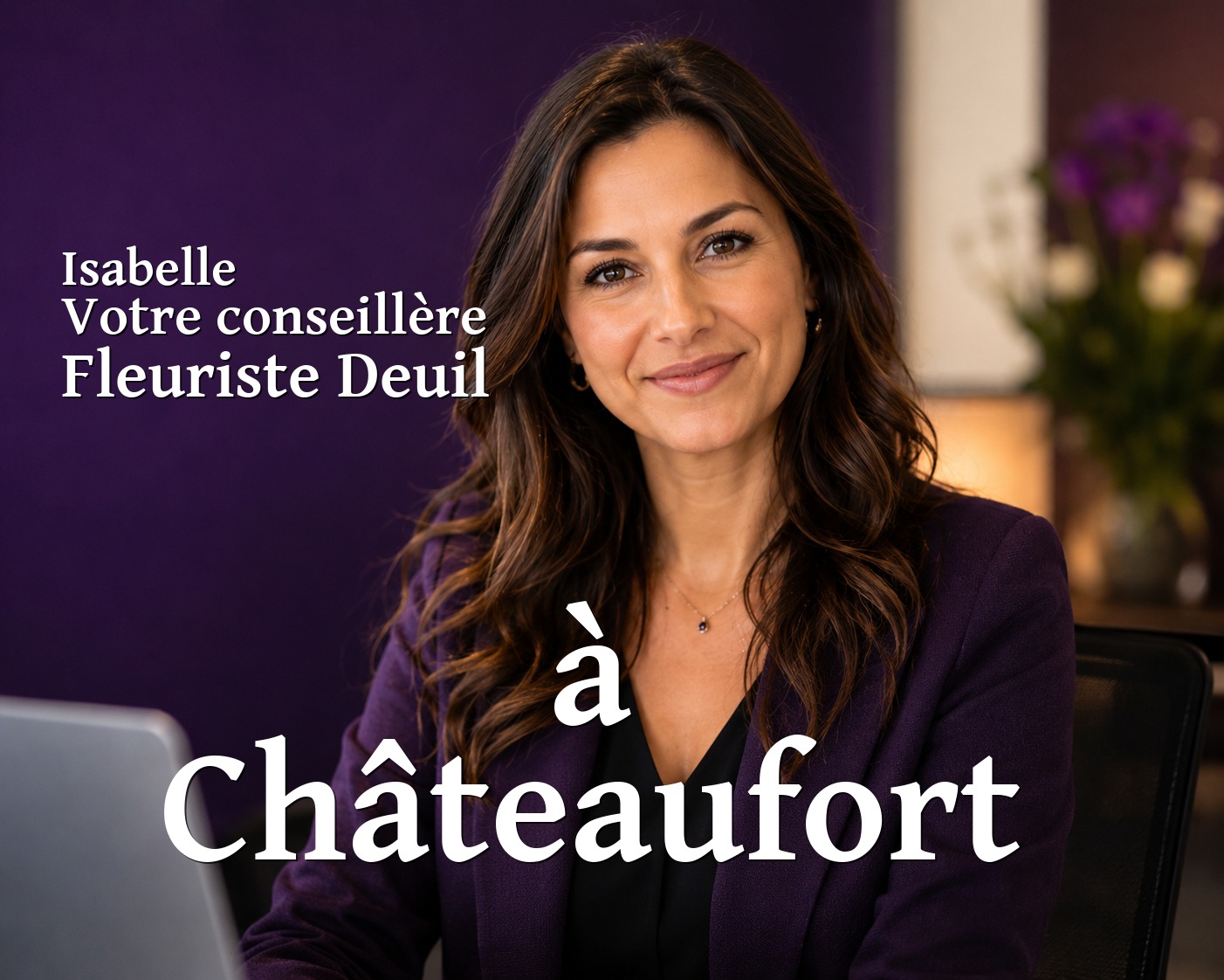 Isabelle, votre conseillère Fleuriste Deuil à Châteaufort