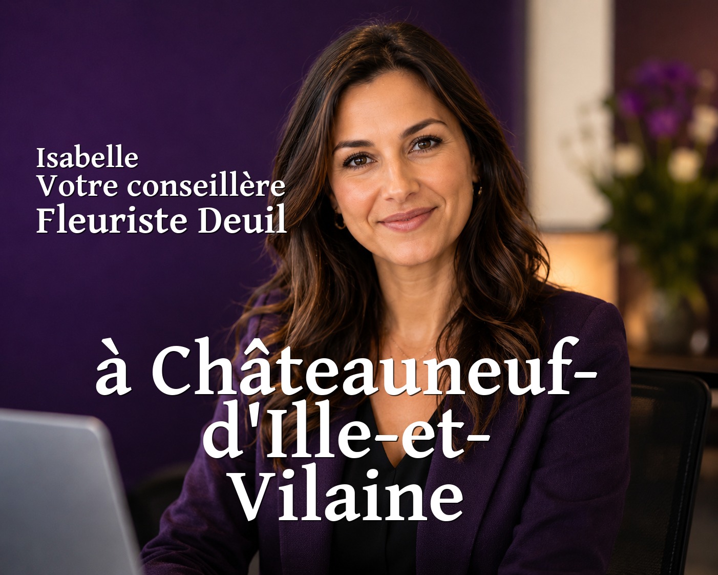 Isabelle, votre conseillère Fleuriste Deuil à Châteauneuf-d'Ille-et-Vilaine