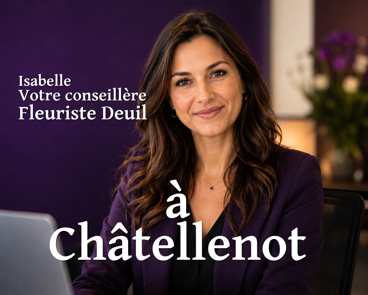 Isabelle, votre conseillère Fleuriste Deuil à Châtellenot