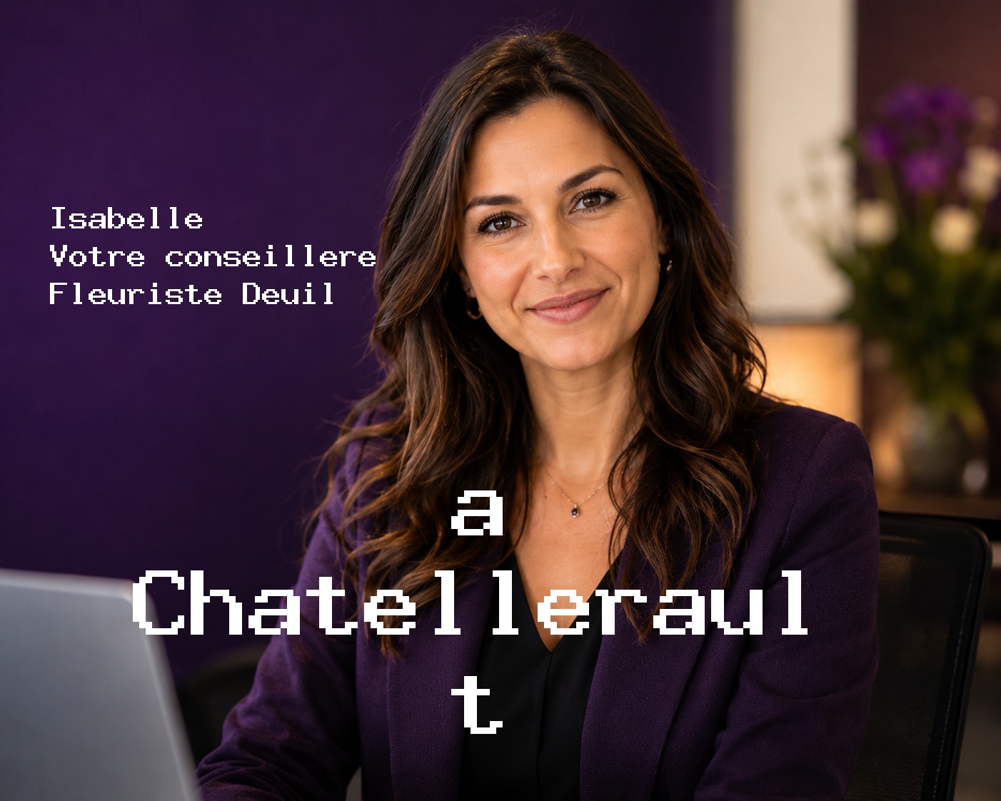 Isabelle, votre conseillère Fleuriste Deuil à Châtellerault