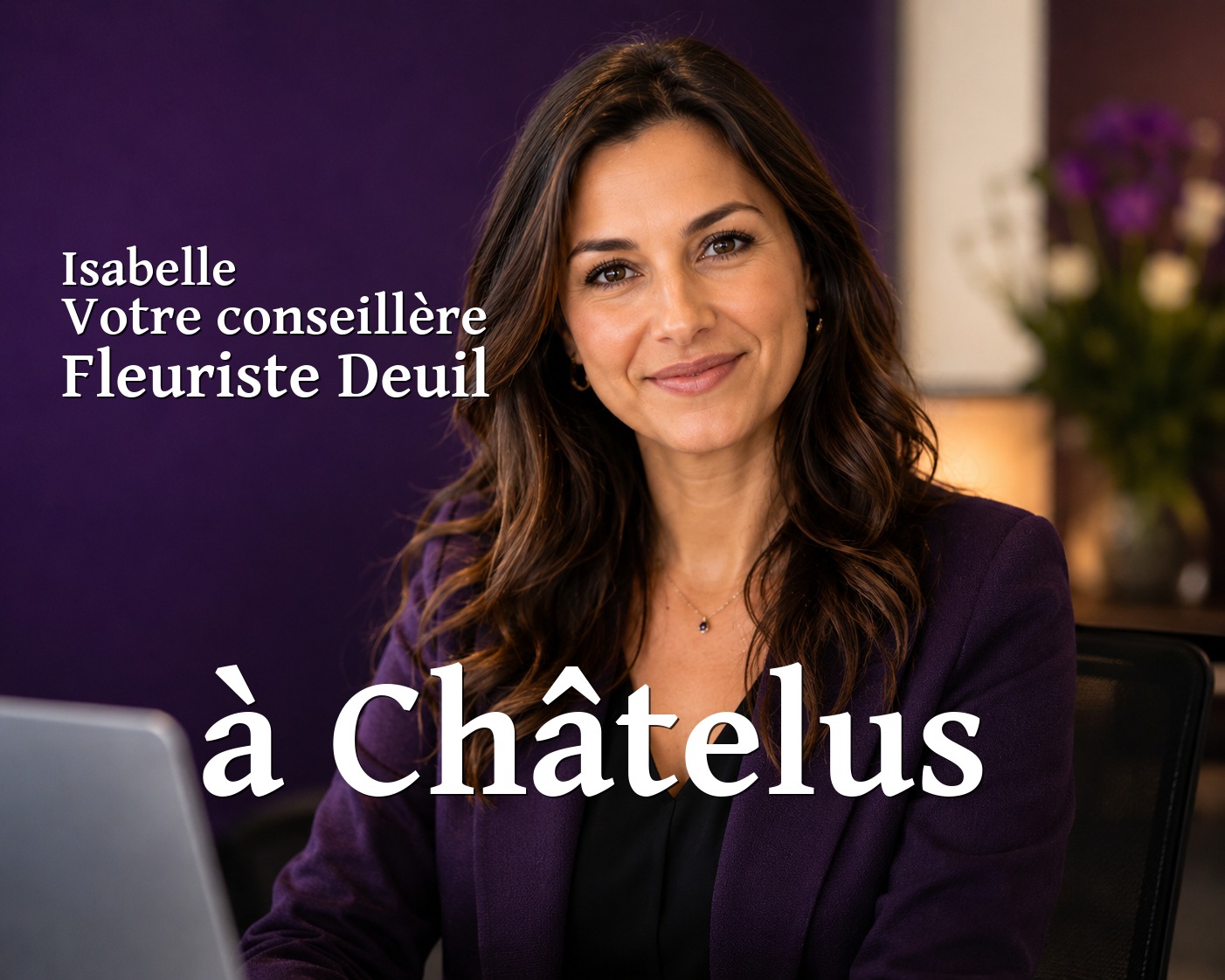Isabelle, votre conseillère Fleuriste Deuil à Châtelus