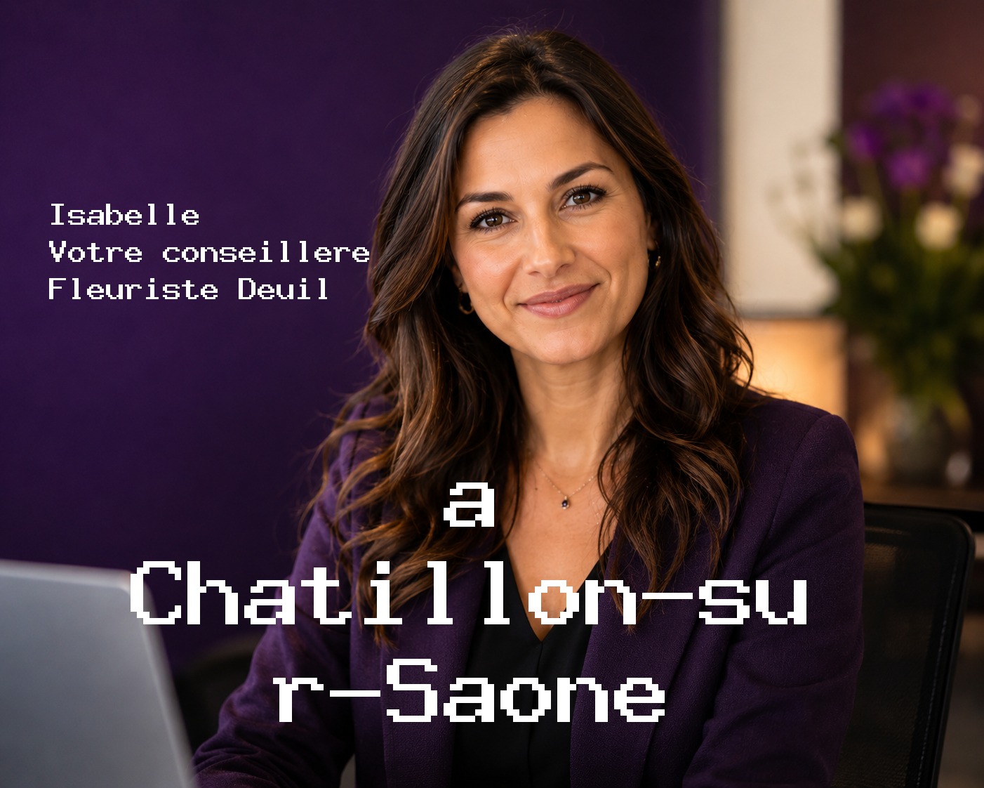 Isabelle, votre conseillère Fleuriste Deuil à Châtillon-sur-Saône