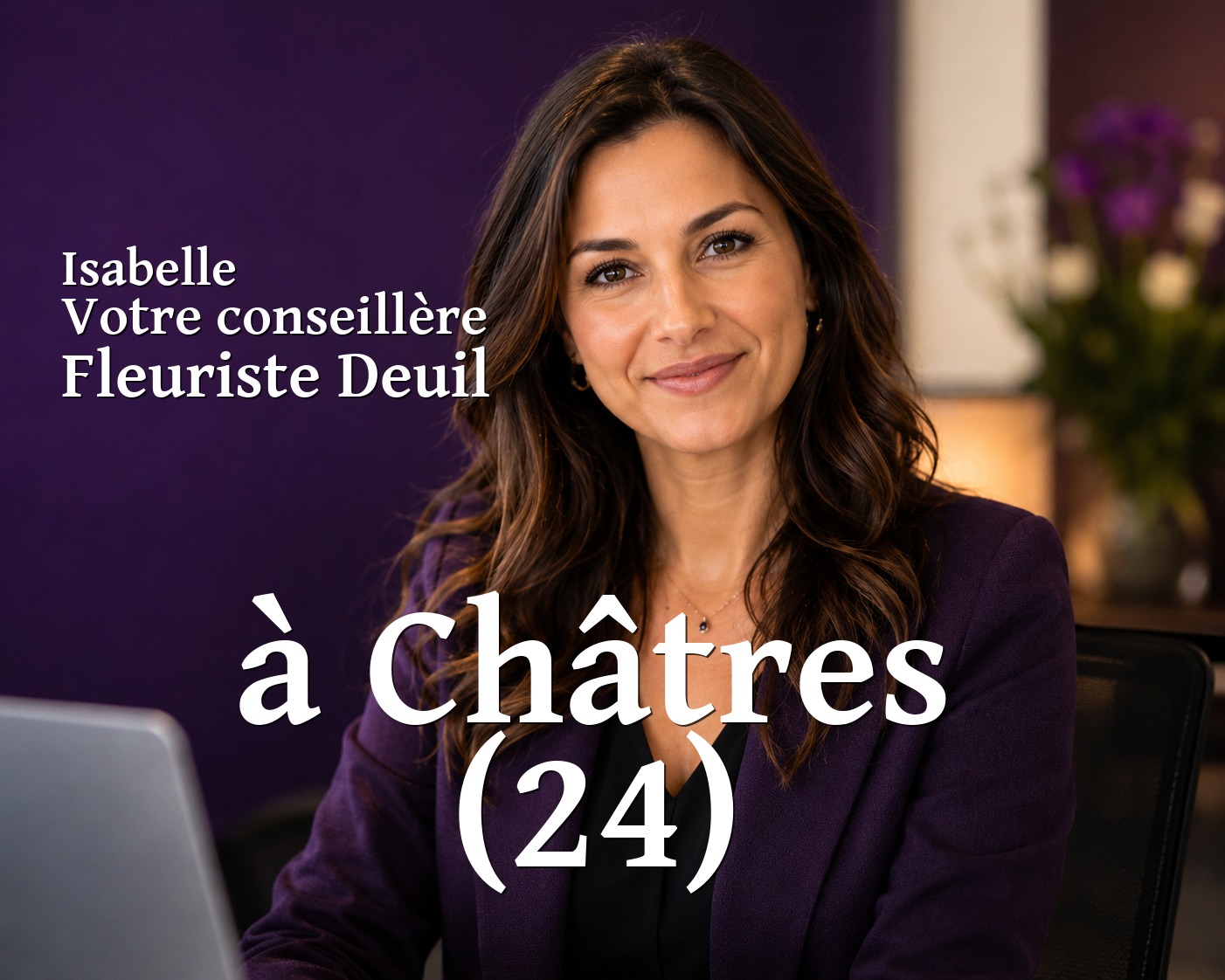 Isabelle, votre conseillère Fleuriste Deuil à Châtres (24)