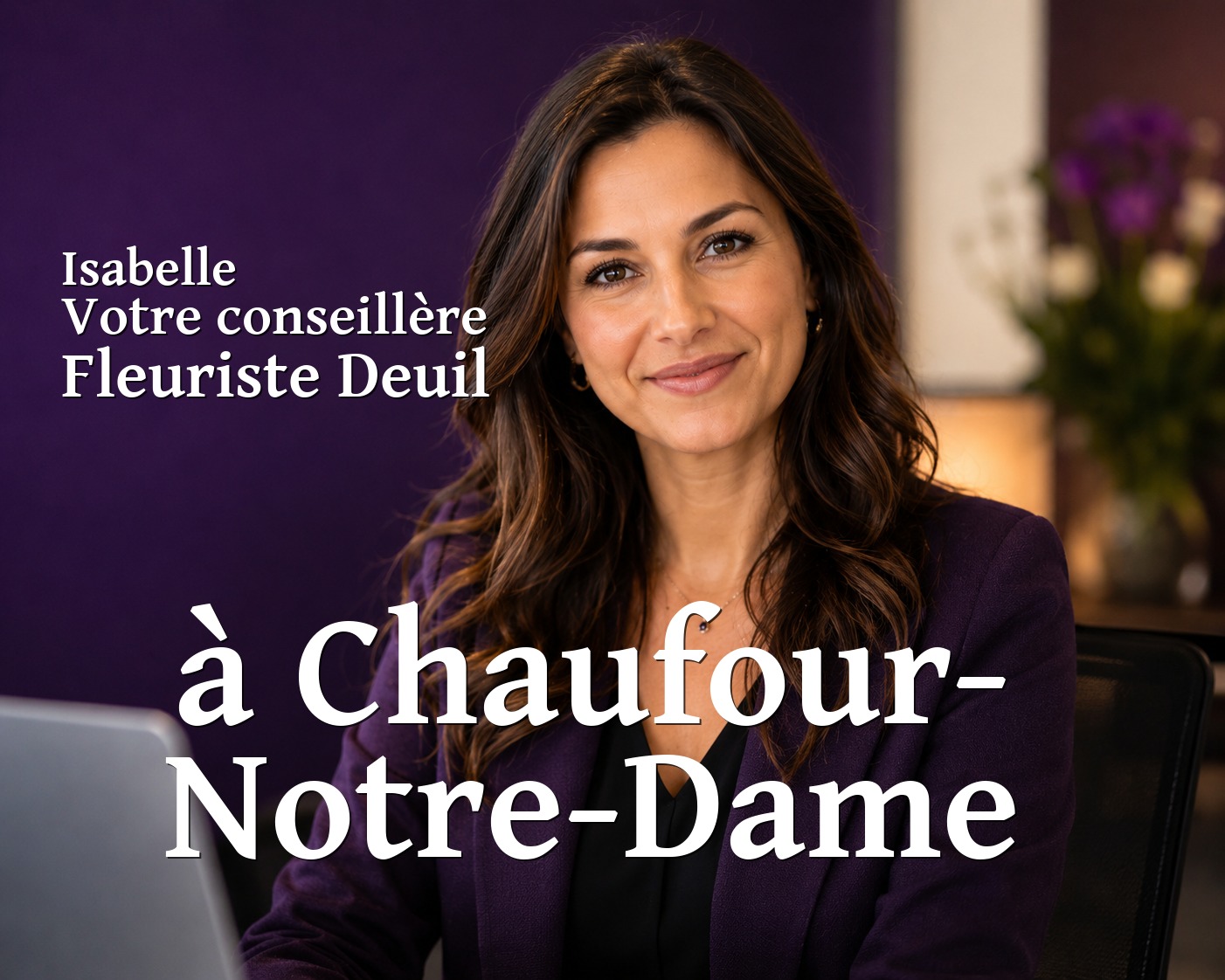 Isabelle, votre conseillère Fleuriste Deuil à Chaufour-Notre-Dame