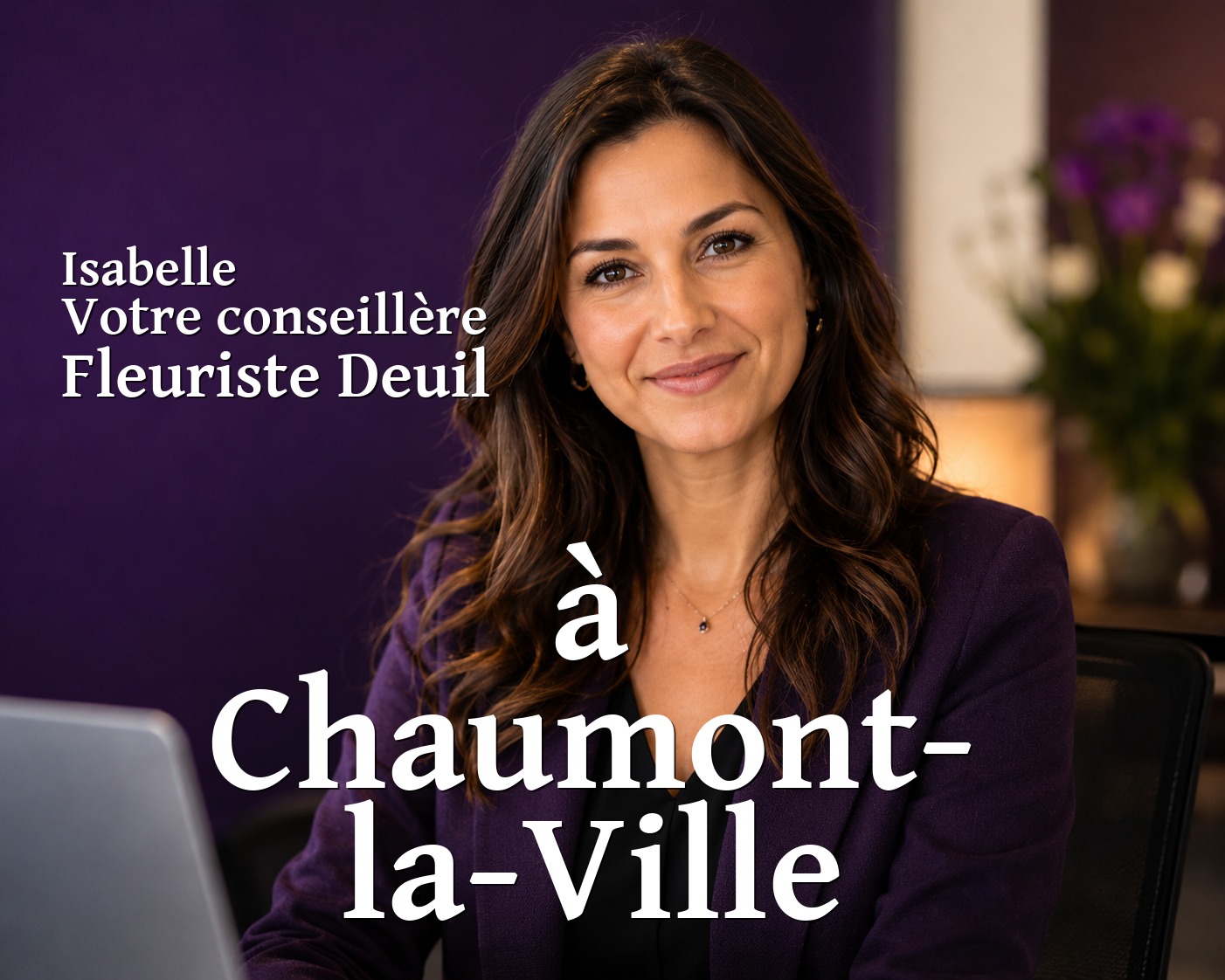 Isabelle, votre conseillère Fleuriste Deuil à Chaumont-la-Ville