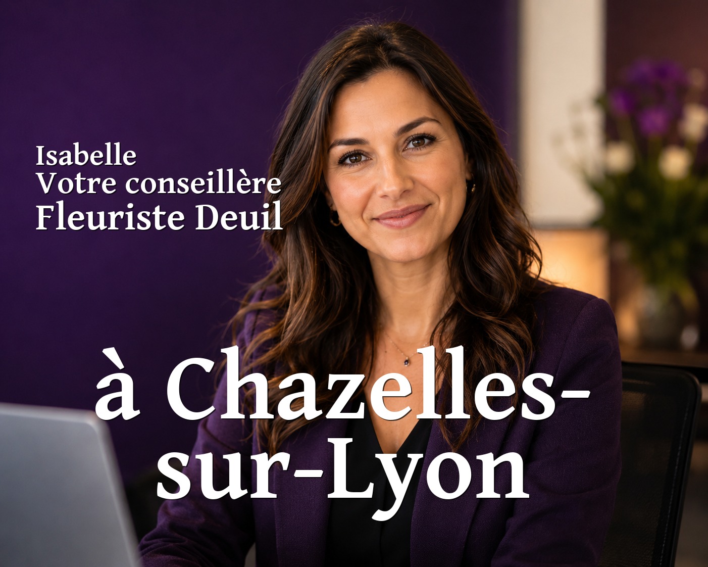 Isabelle, votre conseillère Fleuriste Deuil à Chazelles-sur-Lyon