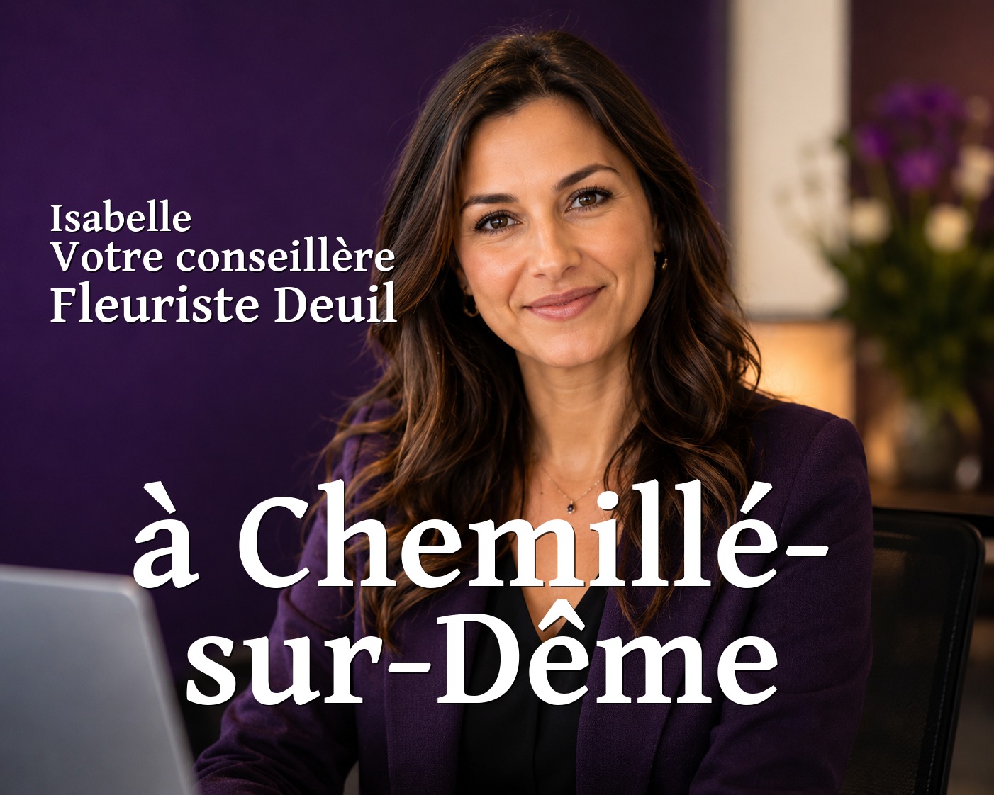 Isabelle, votre conseillère Fleuriste Deuil à Chemillé-sur-Dême