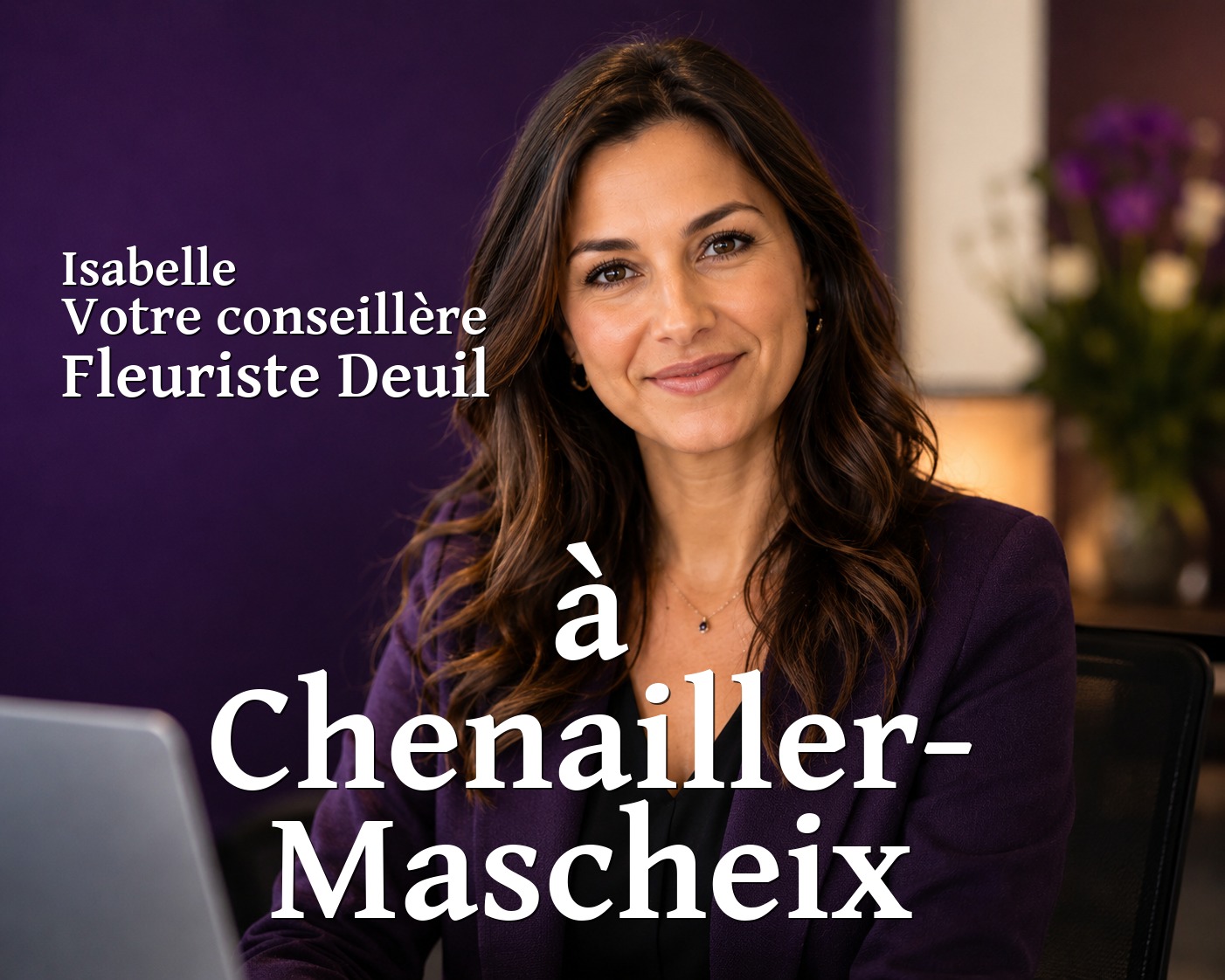 Isabelle, votre conseillère Fleuriste Deuil à Chenailler-Mascheix