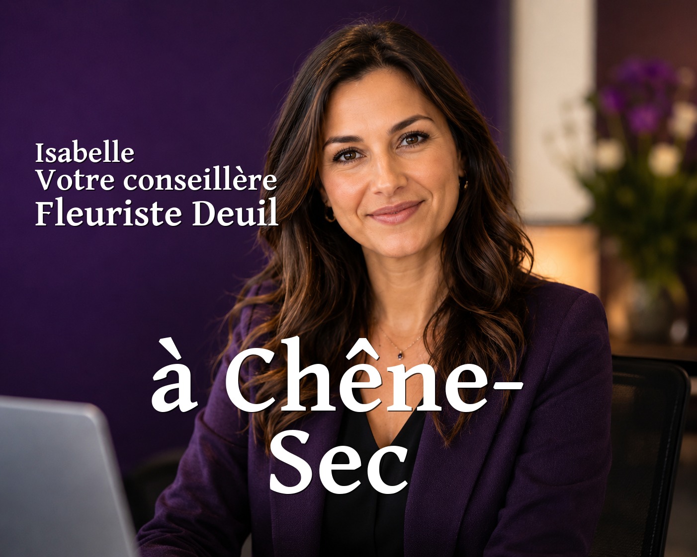Isabelle, votre conseillère Fleuriste Deuil à Chêne-Sec