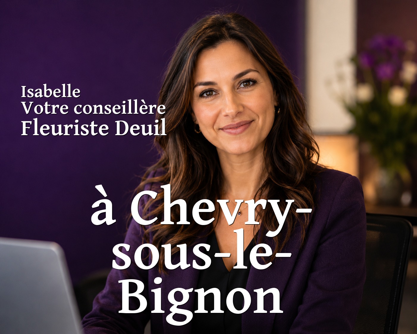 Isabelle, votre conseillère Fleuriste Deuil à Chevry-sous-le-Bignon