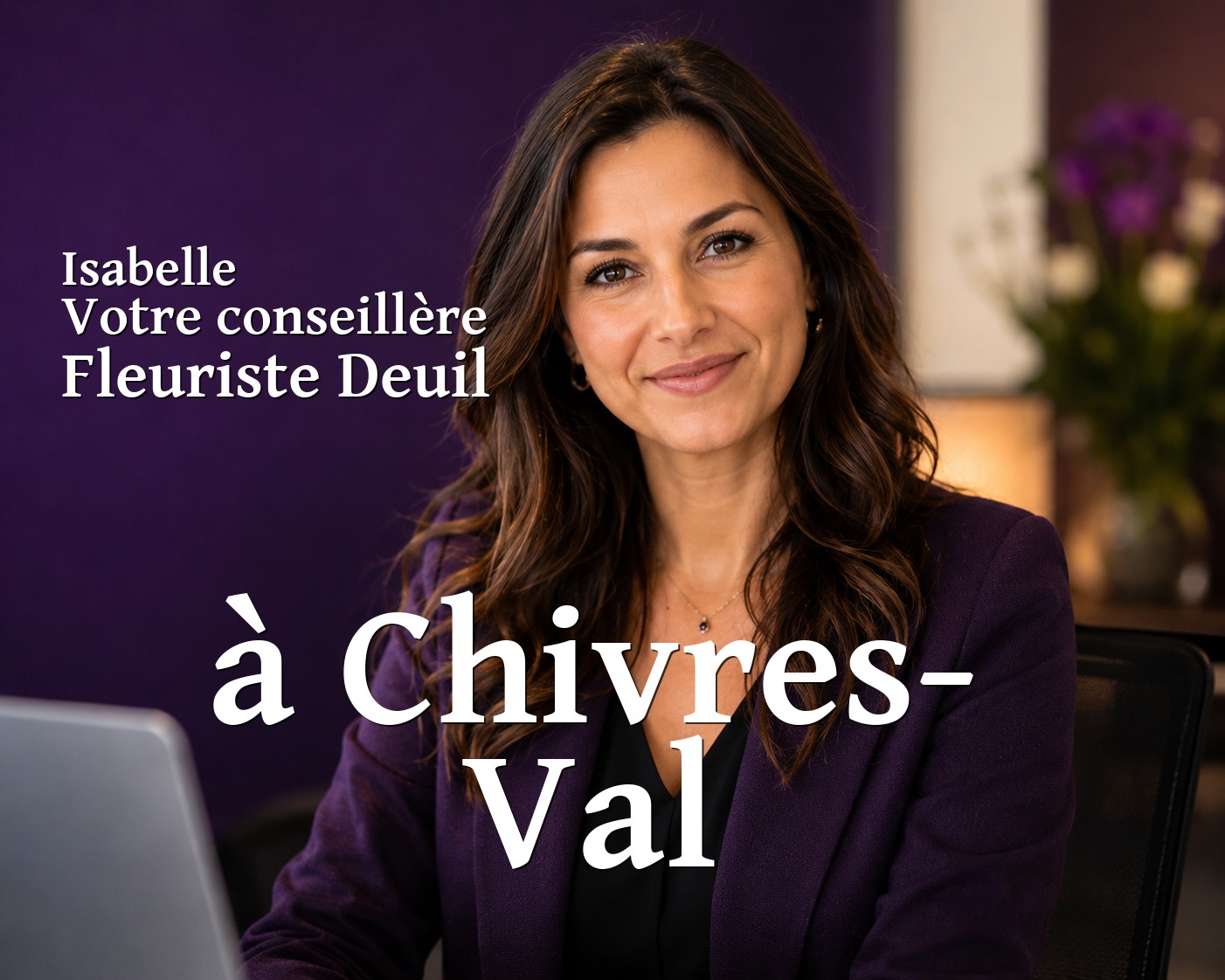 Isabelle, votre conseillère Fleuriste Deuil à Chivres-Val