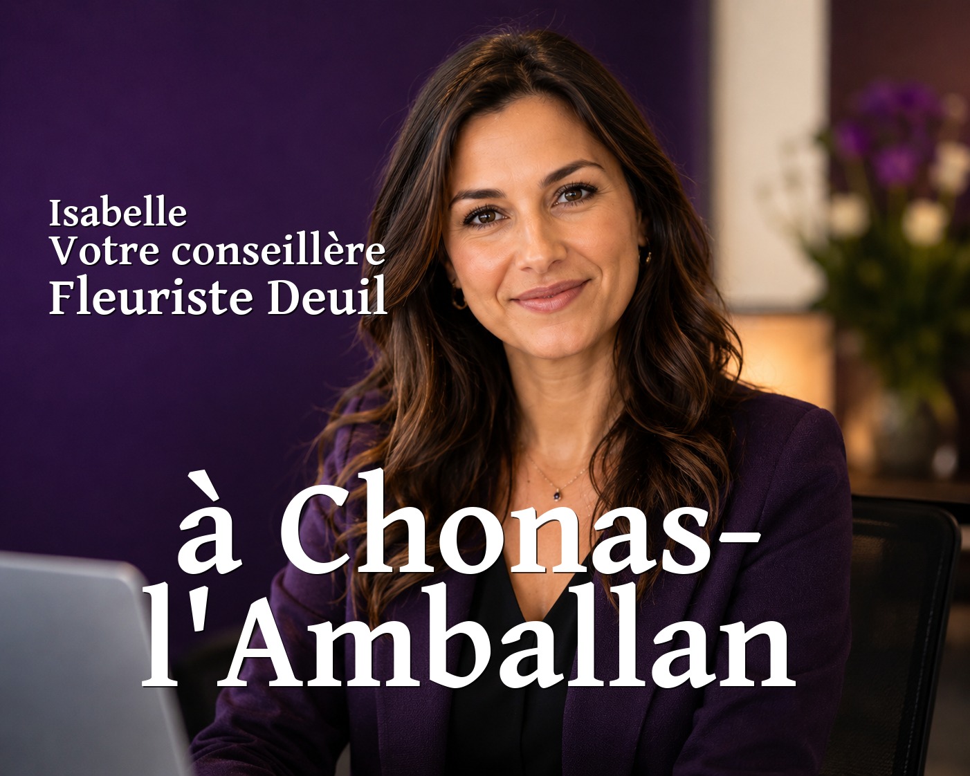 Isabelle, votre conseillère Fleuriste Deuil à Chonas-l'Amballan