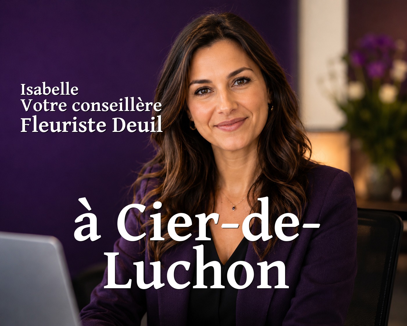 Isabelle, votre conseillère Fleuriste Deuil à Cier-de-Luchon