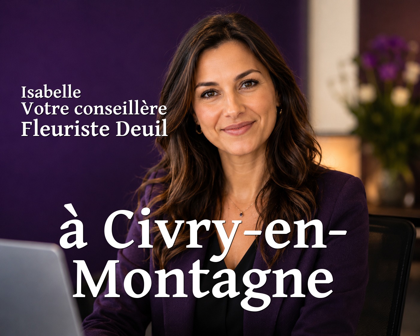 Isabelle, votre conseillère Fleuriste Deuil à Civry-en-Montagne