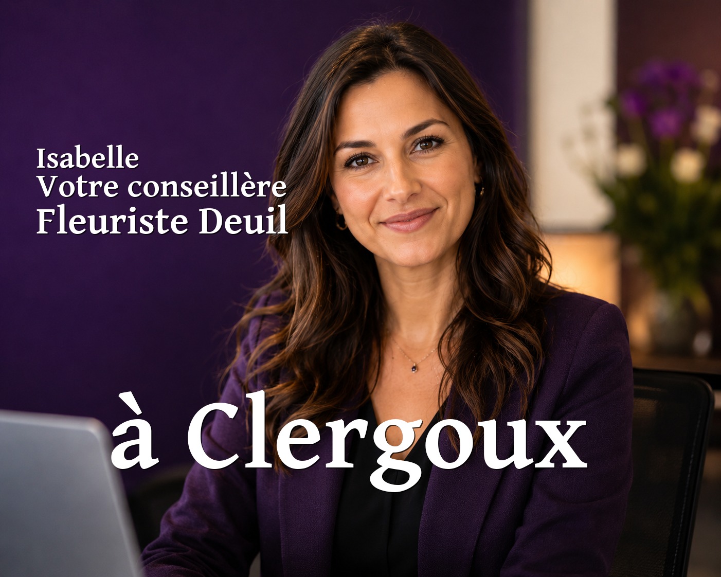 Isabelle, votre conseillère Fleuriste Deuil à Clergoux