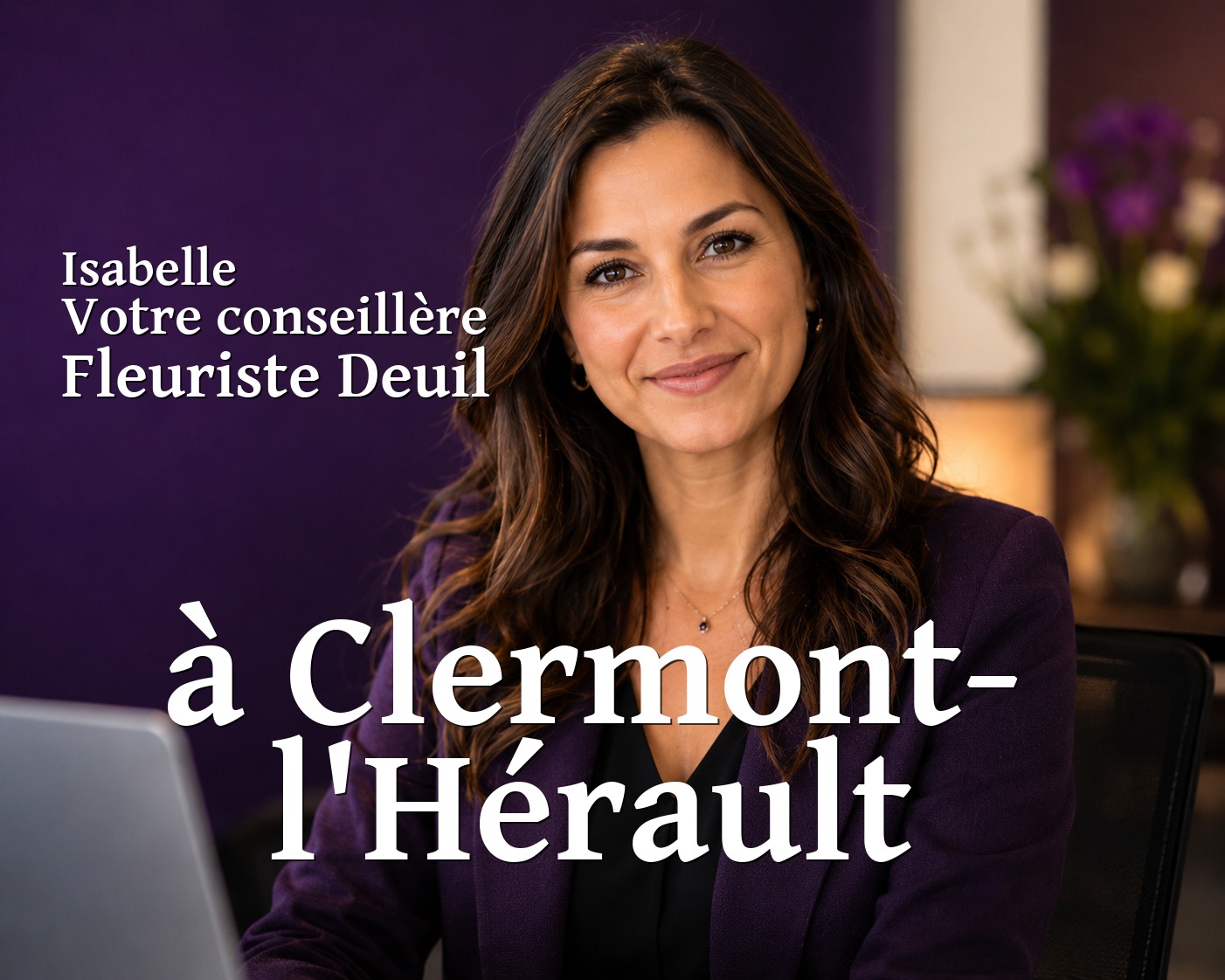 Isabelle, votre conseillère Fleuriste Deuil à Clermont-l'Hérault