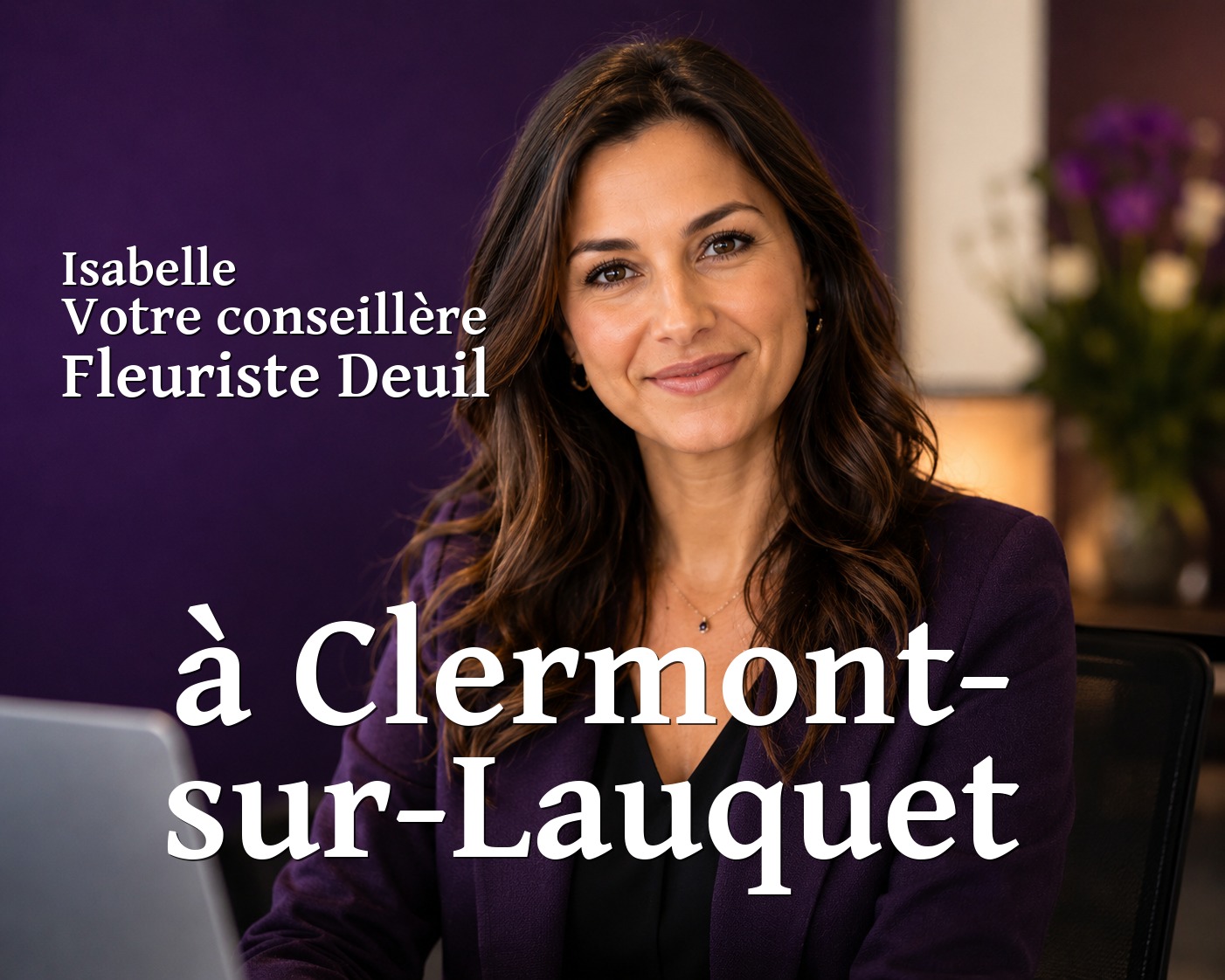 Isabelle, votre conseillère Fleuriste Deuil à Clermont-sur-Lauquet
