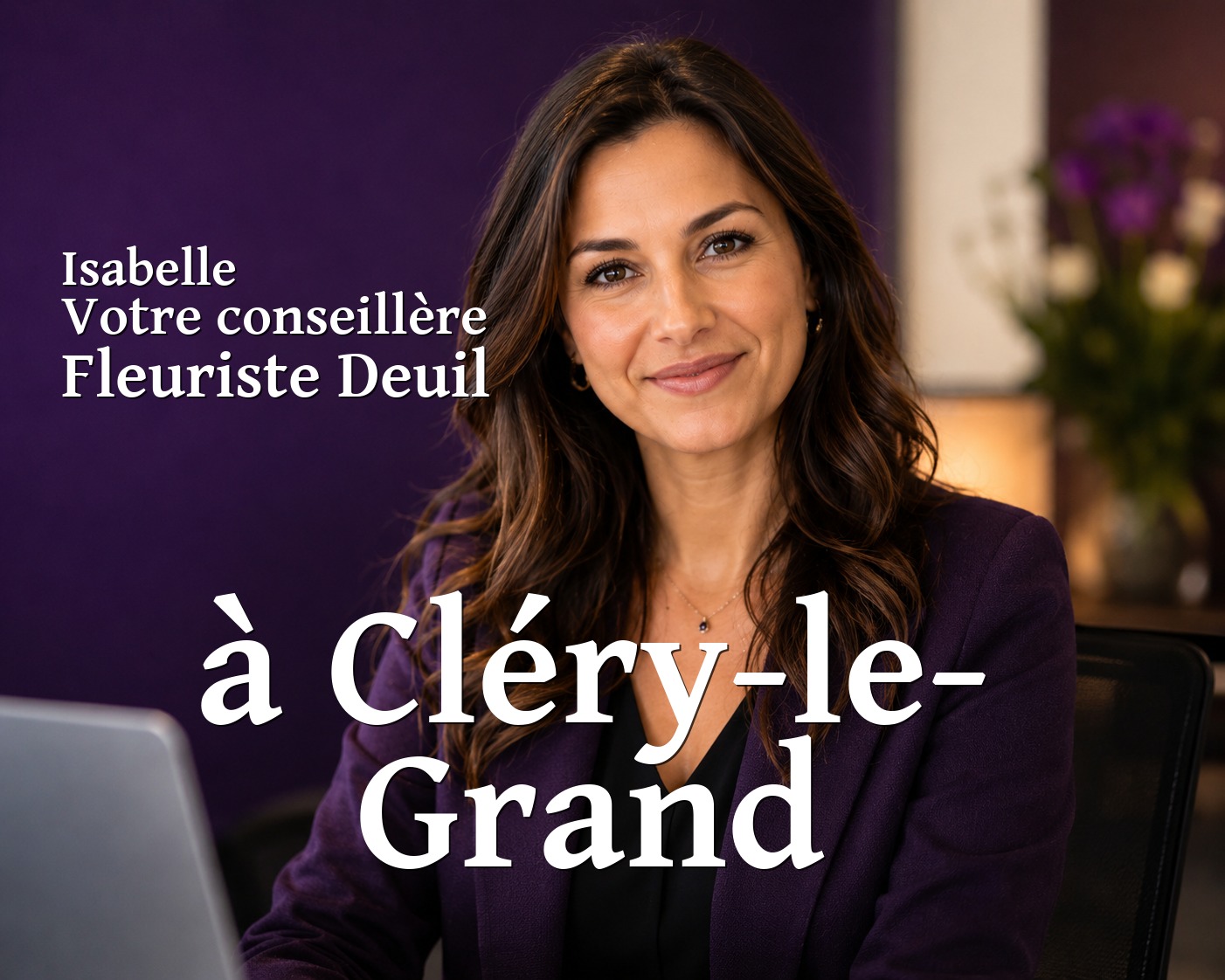 Isabelle, votre conseillère Fleuriste Deuil à Cléry-le-Grand