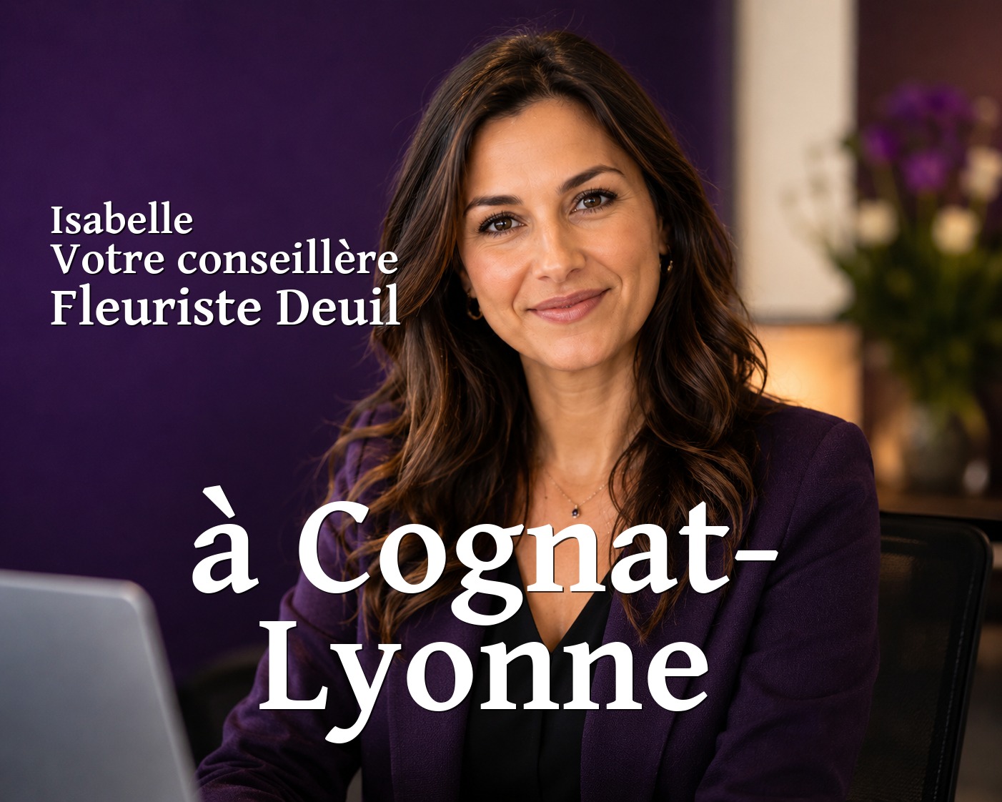 Isabelle, votre conseillère Fleuriste Deuil à Cognat-Lyonne
