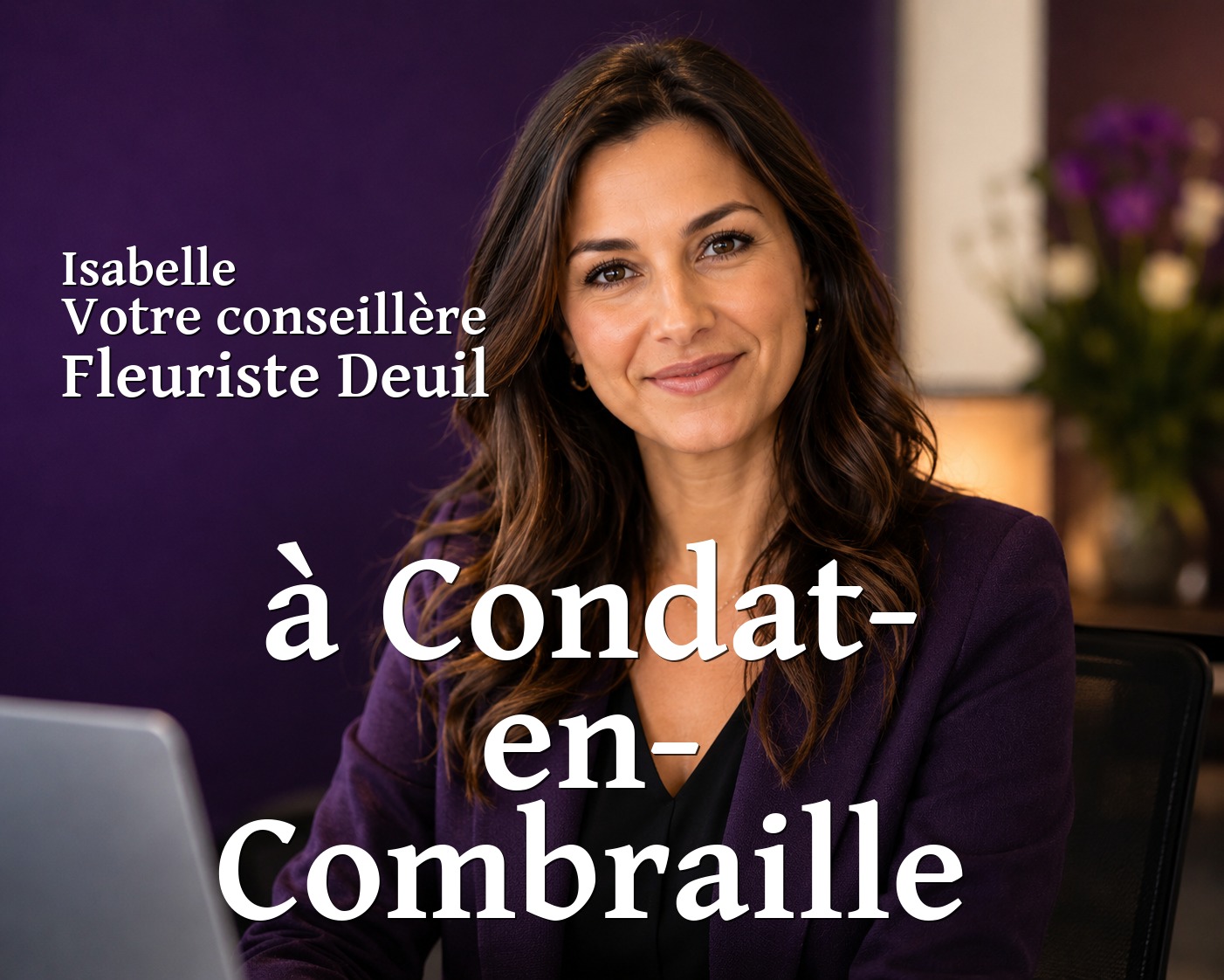 Isabelle, votre conseillère Fleuriste Deuil à Condat-en-Combraille