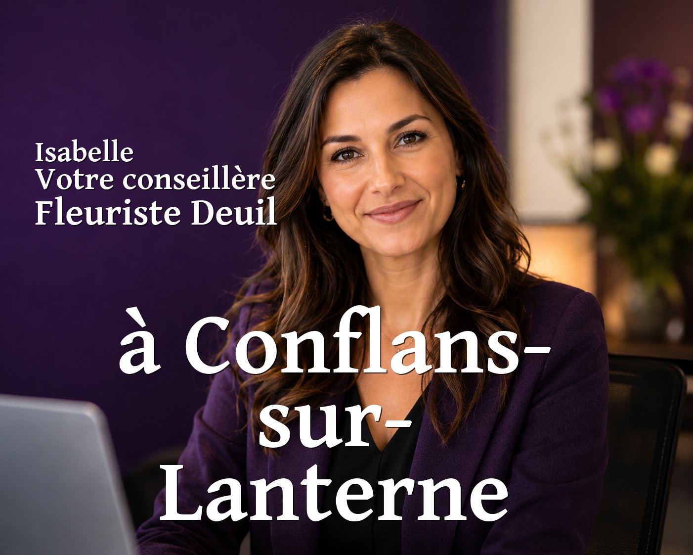 Isabelle, votre conseillère Fleuriste Deuil à Conflans-sur-Lanterne