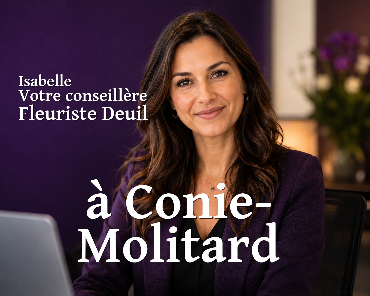 Isabelle, votre conseillère Fleuriste Deuil à Conie-Molitard