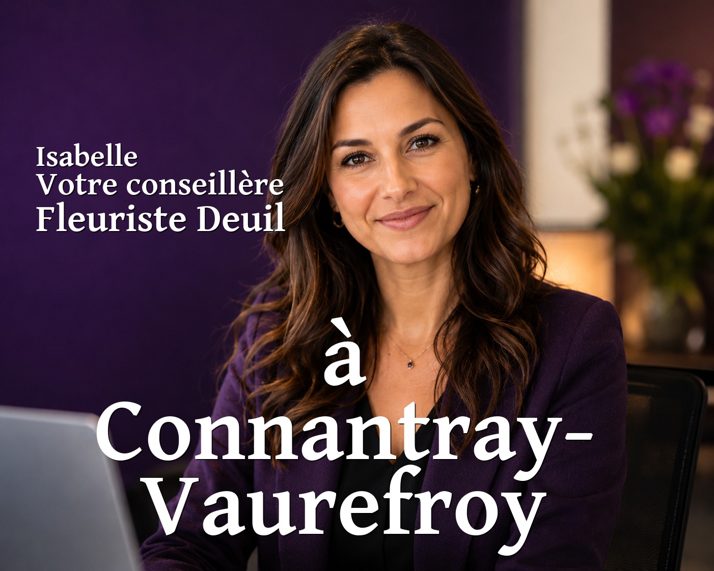 Isabelle, votre conseillère Fleuriste Deuil à Connantray-Vaurefroy