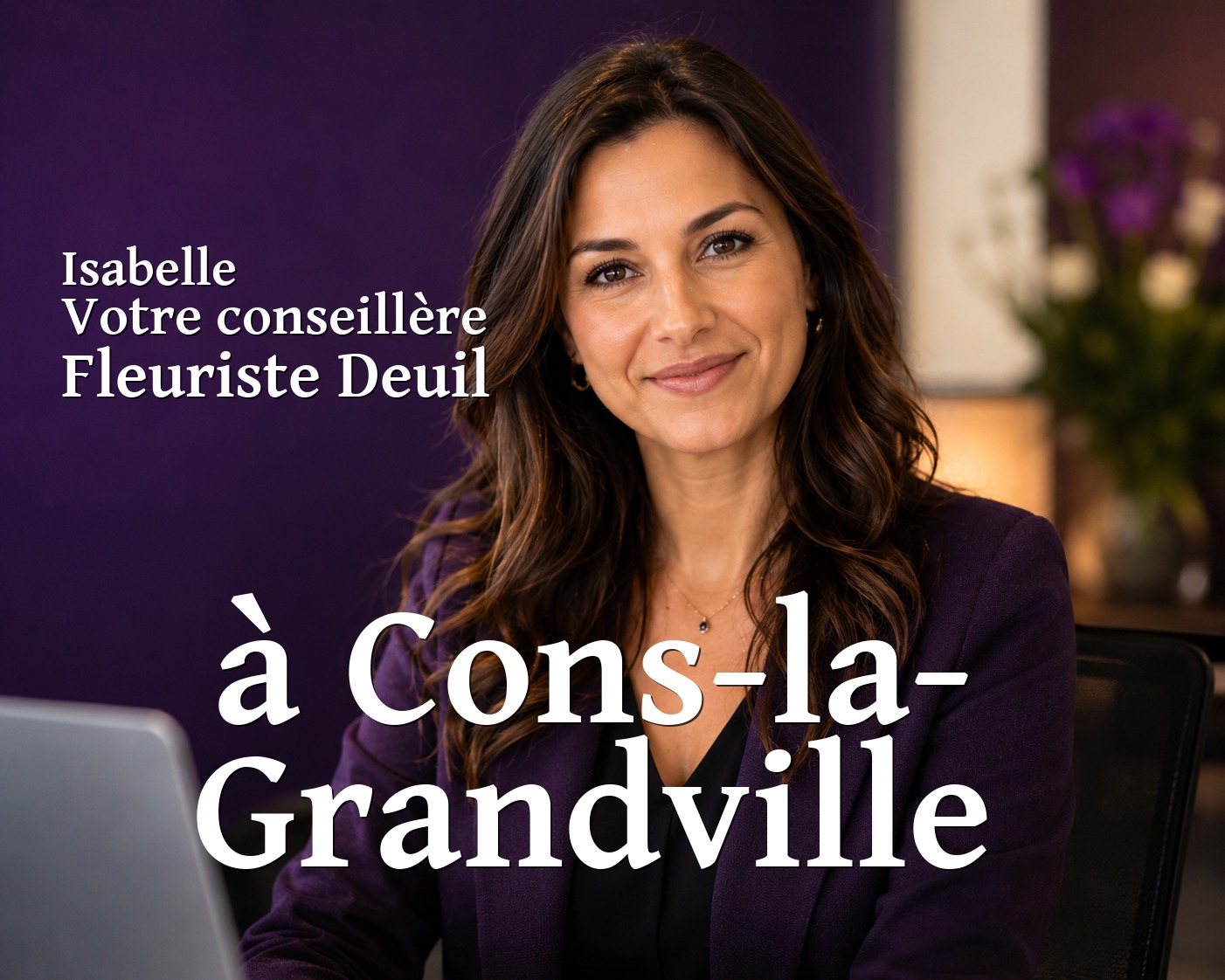 Isabelle, votre conseillère Fleuriste Deuil à Cons-la-Grandville