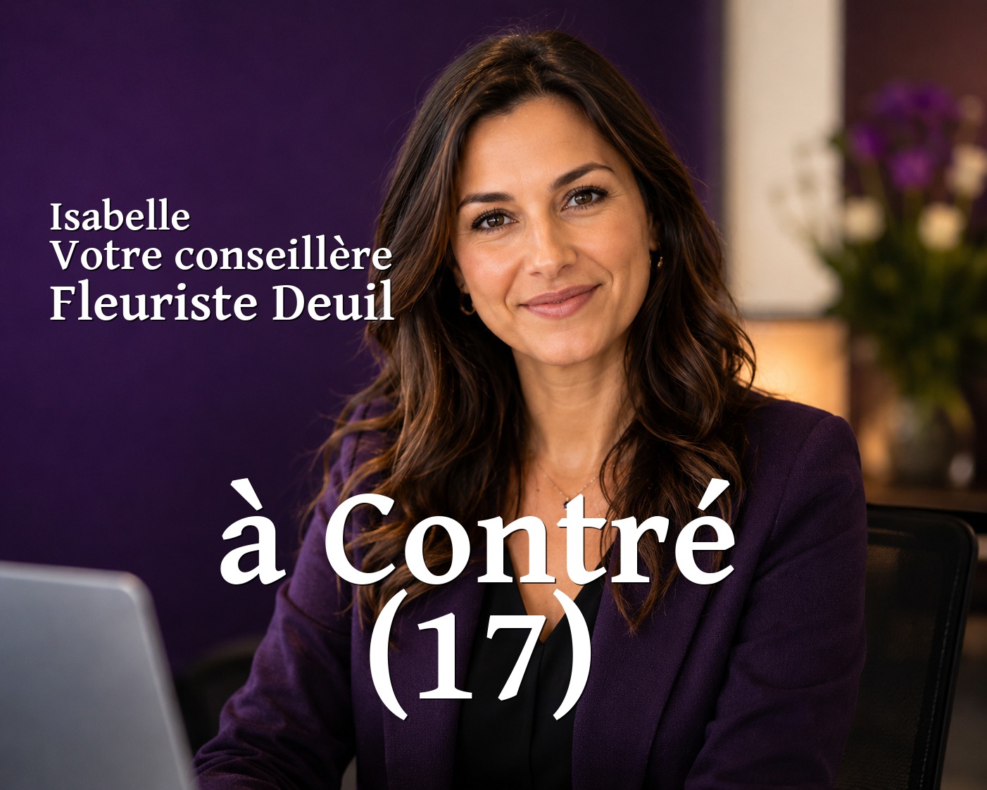 Isabelle, votre conseillère Fleuriste Deuil à Contré (17)