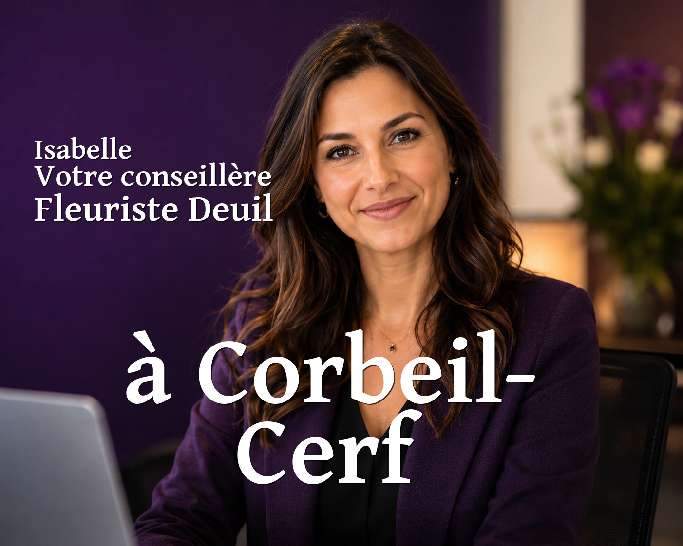 Isabelle, votre conseillère Fleuriste Deuil à Corbeil-Cerf