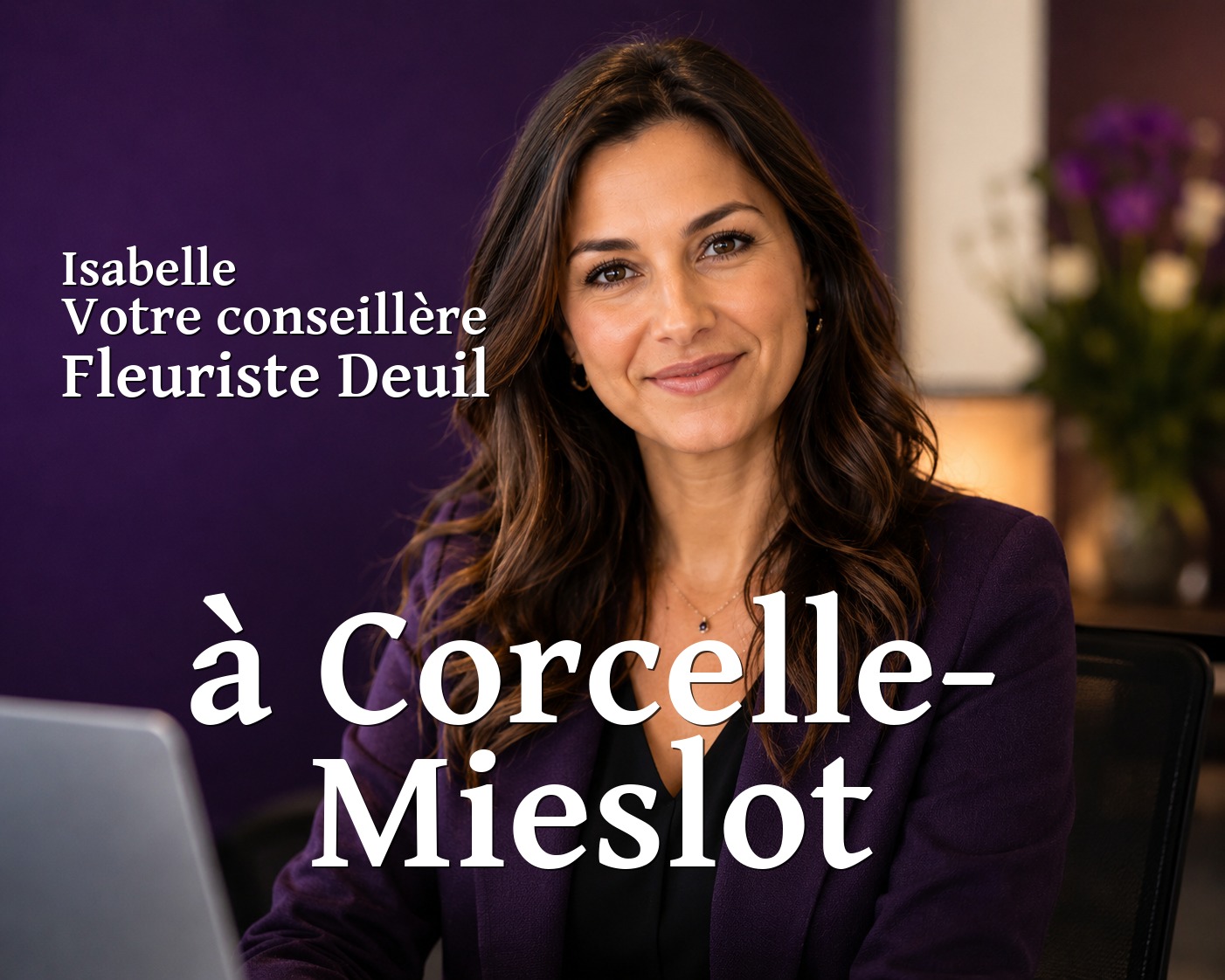 Isabelle, votre conseillère Fleuriste Deuil à Corcelle-Mieslot