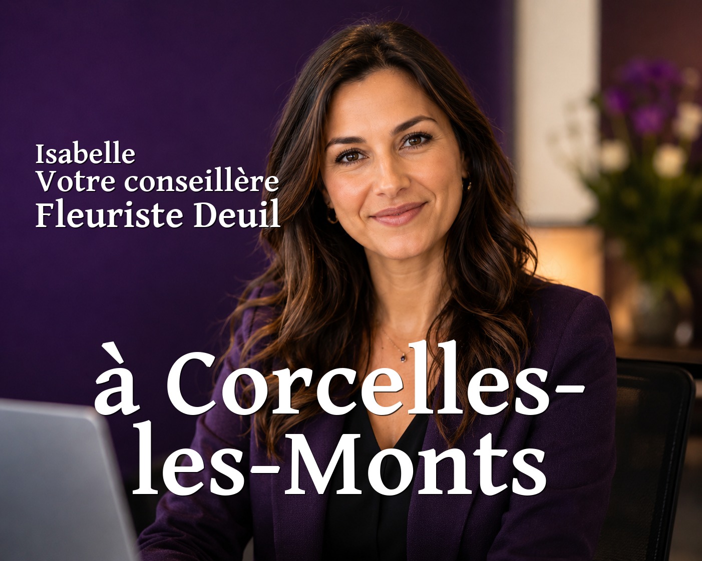 Isabelle, votre conseillère Fleuriste Deuil à Corcelles-les-Monts
