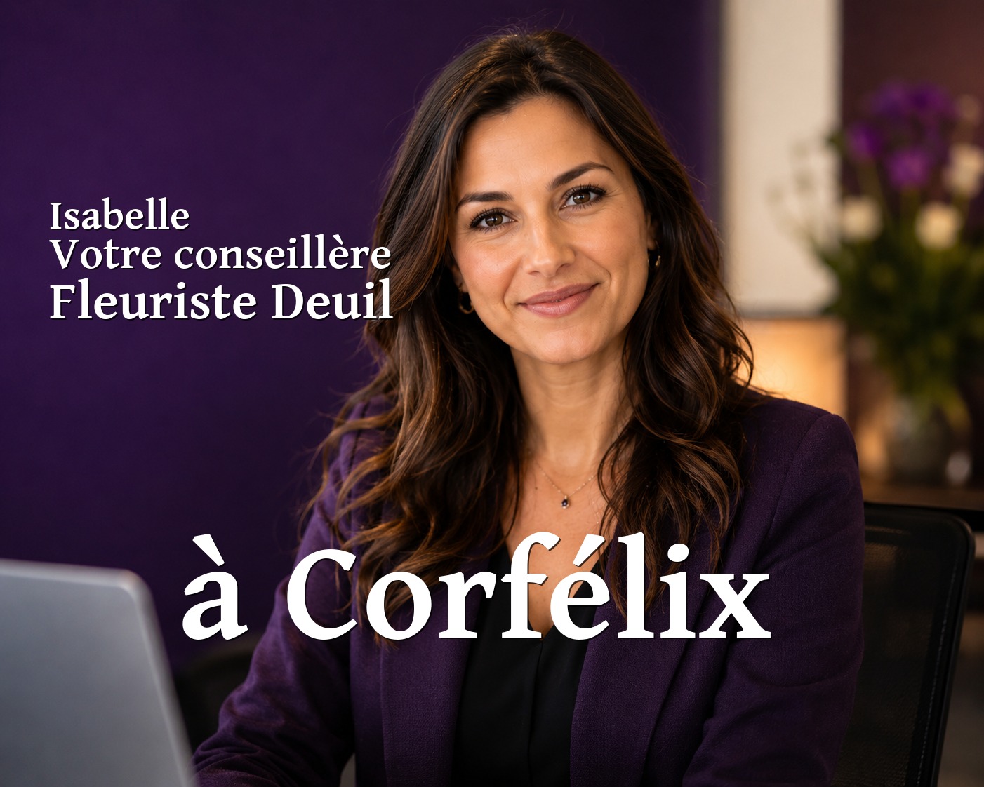 Isabelle, votre conseillère Fleuriste Deuil à Corfélix