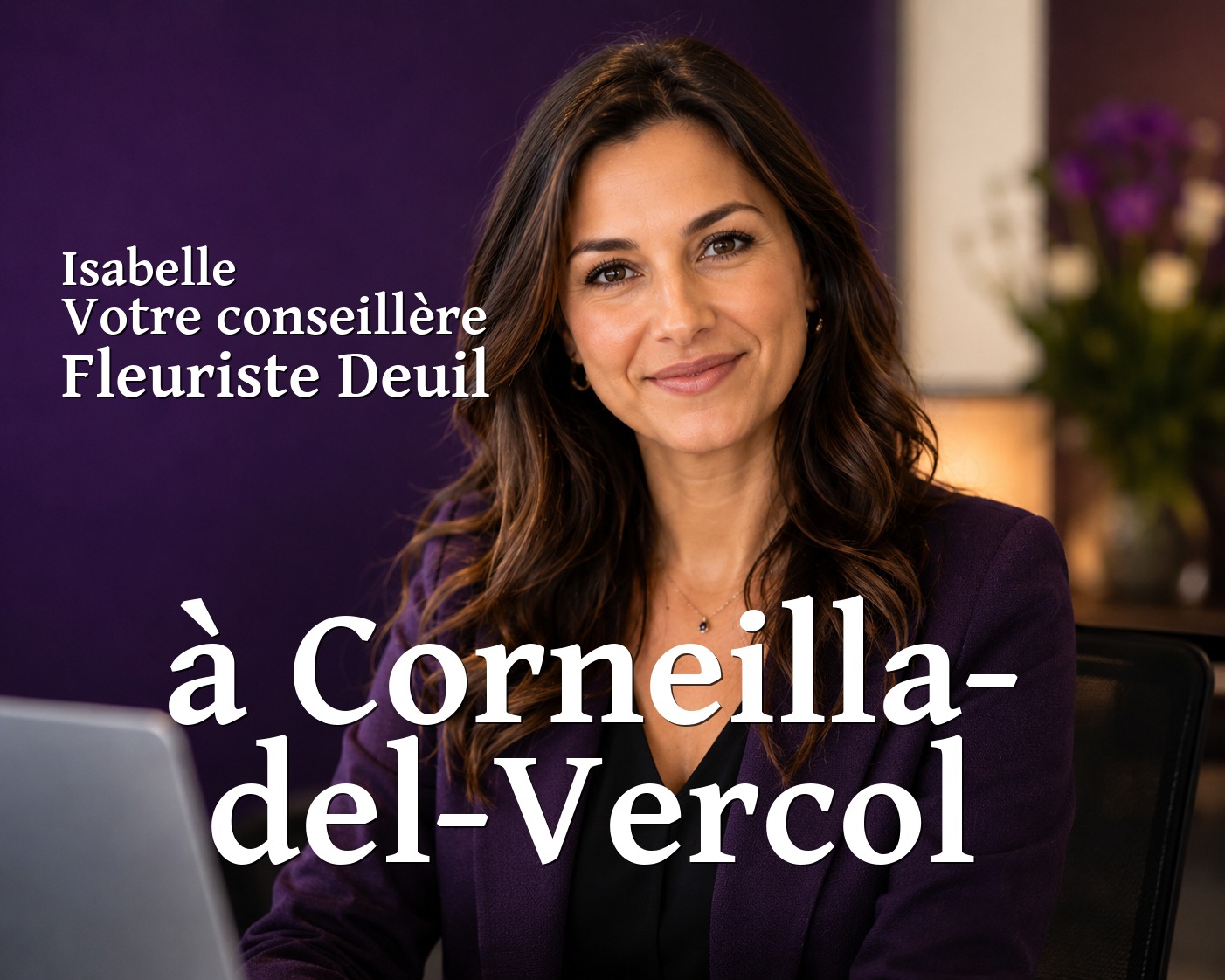 Isabelle, votre conseillère Fleuriste Deuil à Corneilla-del-Vercol