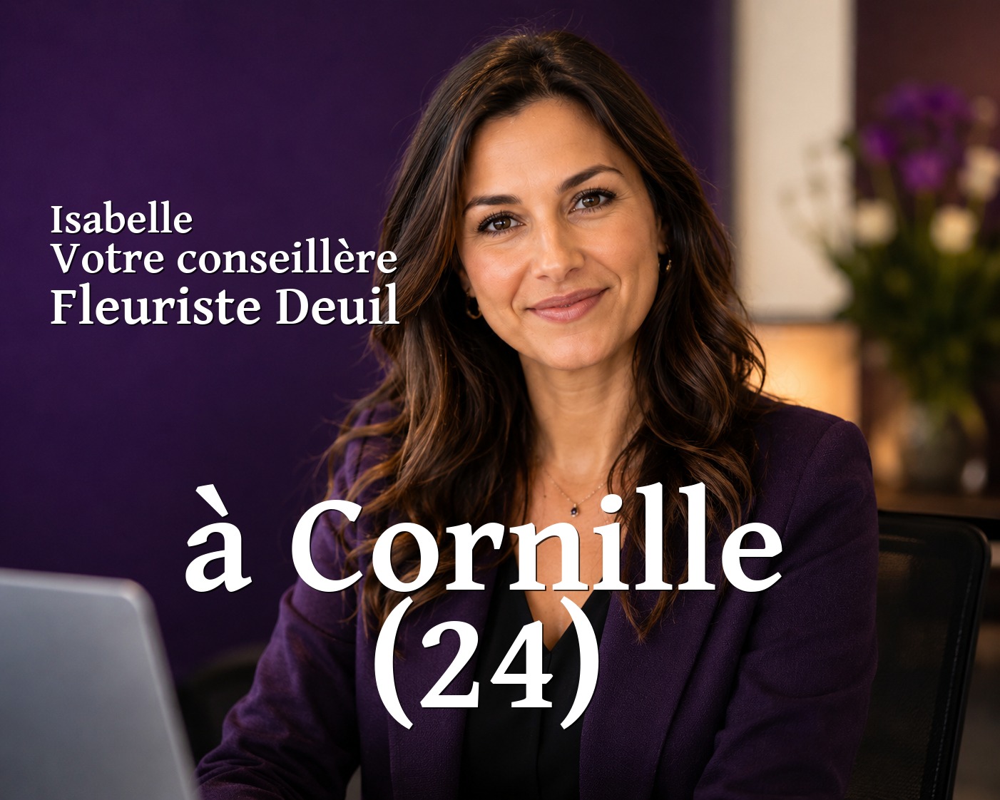 Isabelle, votre conseillère Fleuriste Deuil à Cornille (24)