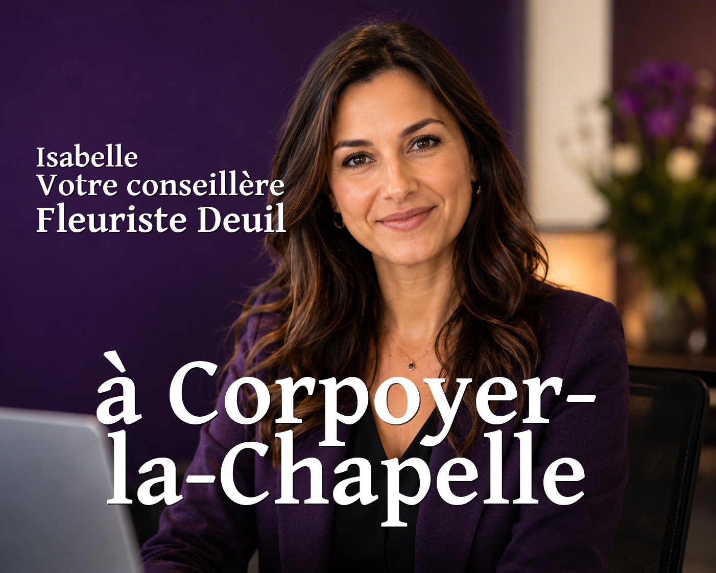 Isabelle, votre conseillère Fleuriste Deuil à Corpoyer-la-Chapelle